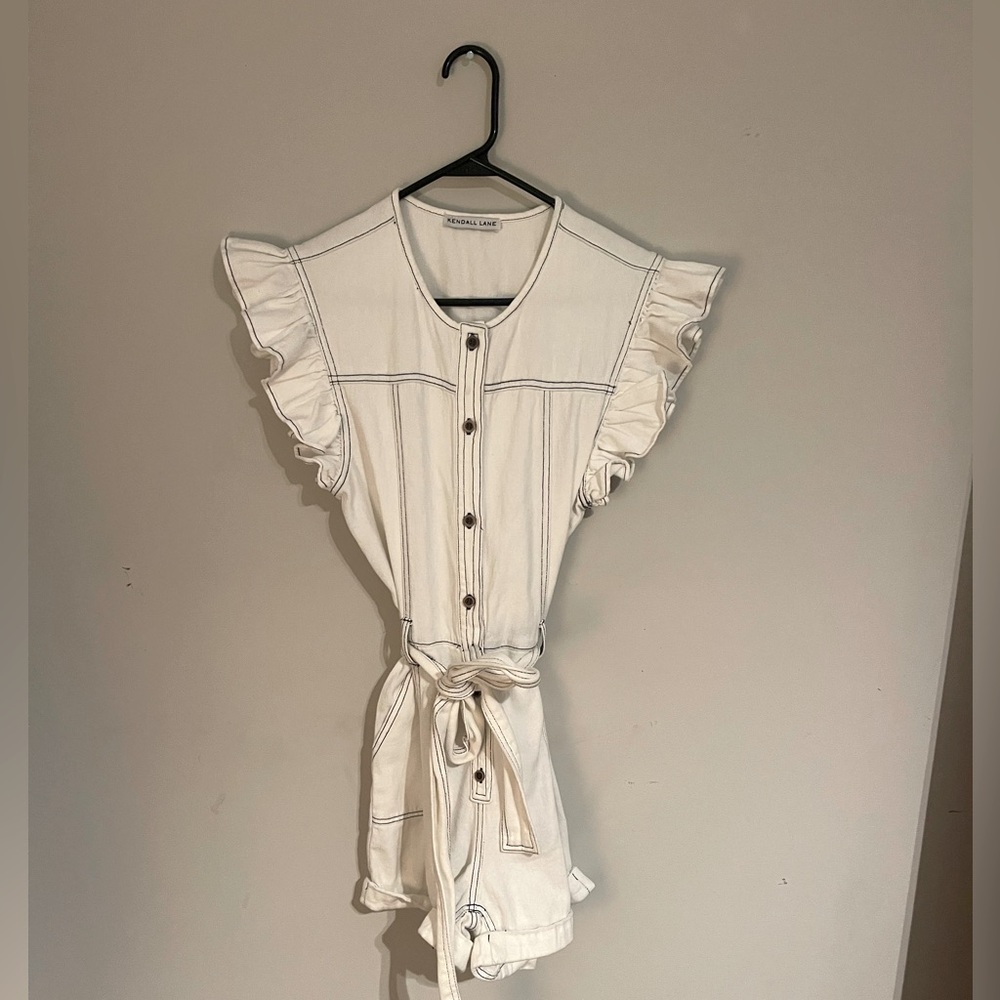 White Romper - Kendall Lane